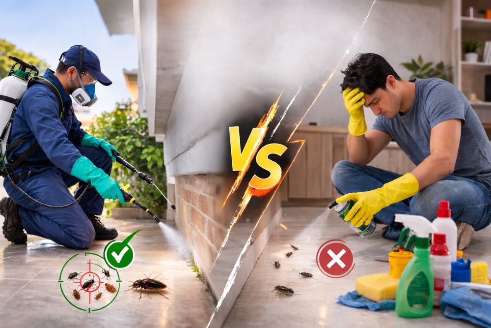 Professional Pest Control vs DIY